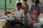 India, Rajistan, Jaipur - Street food stall