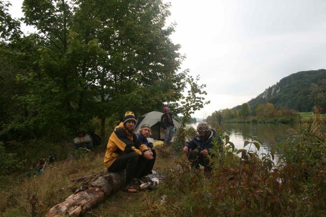 Germany, Bavaria - camping along the Main-Danube Kanal heading towards Nuremberg.  