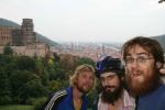 Germany, Baden Wurttemburg, Heidelberg - With the Heidelberger Schloss (Castle) and the Altstadt below, nestled on the edge of t