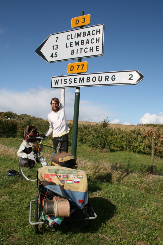 France, The Alsace - on the road out of Wissembourg to Climbach, my family origins 