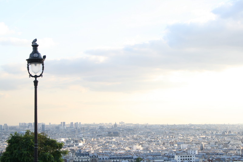 Paris, France - View over Central Paris from Sacre Cours Cathédrale  (Peter)