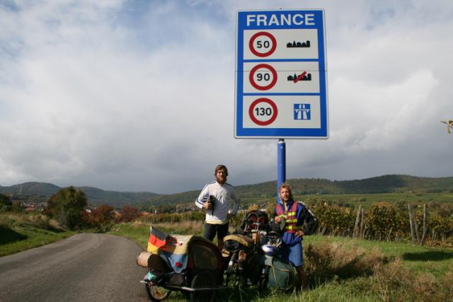 On the German, France border