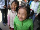 China - Kids hanging with us during our lunch stop