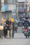 Oct 9 2007 - Changrong village, Jiangsu Prov, China. Morning on the street.