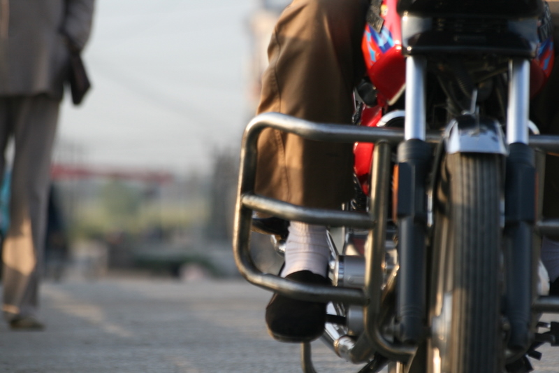 Oct 9 2007 - Changrong village, Jiangsu Prov, China. Morning on the street.