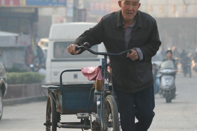 Oct 10 2007 - Wuxi town, Jiangsu Prov, China. Morning.