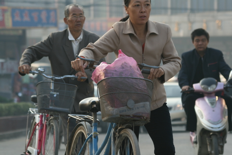 Oct 10 2007 - Wuxi town, Jiangsu Prov, China. Morning.