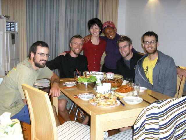 China, Dinner at Nariko's apt in Shanghai