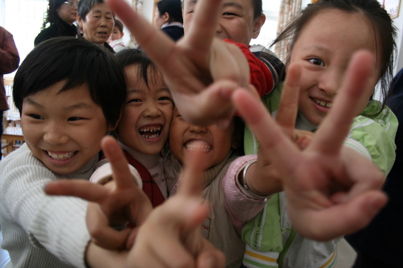 Oct 27 - Crazy Kids warmly welcome us for lunch