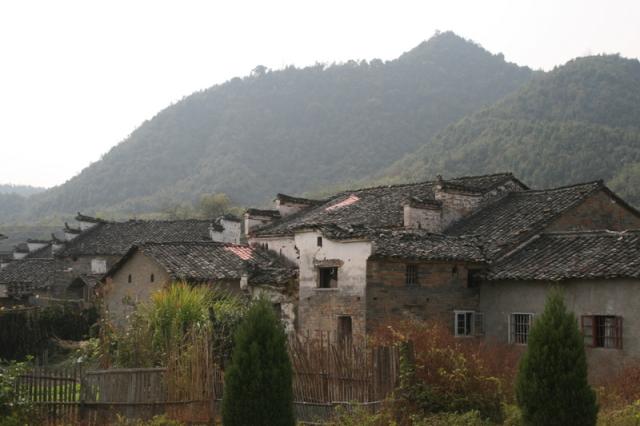 Oct 28 - A village roof line