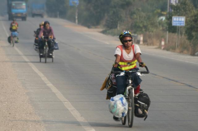 On the road in Hunan.