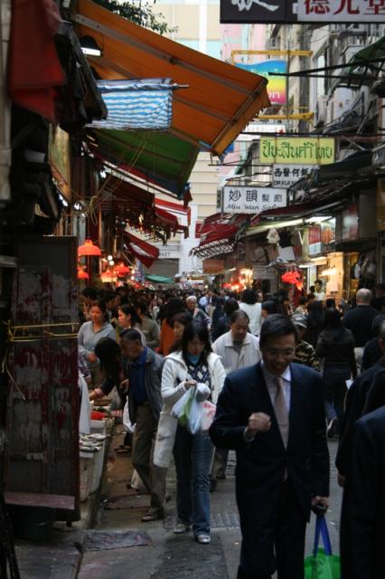 Hong Kong - A very dense urban center due to mountains physically restricting urban sprawl.