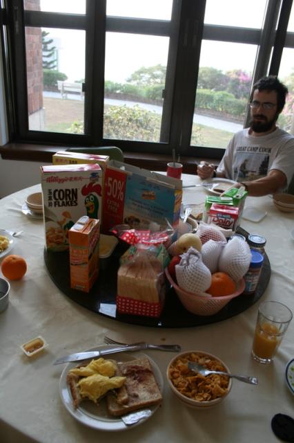 Cold Cereal at Maryknoll. WHOA!!! What a treat from the usual Fueled By Rice diet.