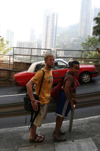 Hiking up to Victoria Peak in Hong Kong