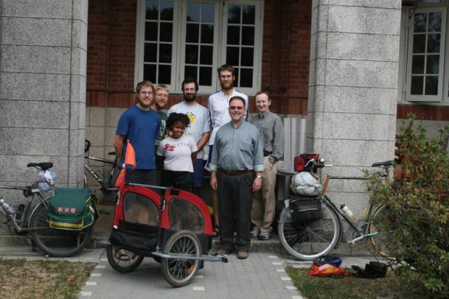 With Kevin & Scott at Maryknoll Hong Kong on the day of our departure for Zhuhai and the Mainland again.