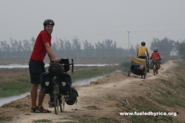 Vietnam - A real back road...from our campsite