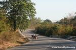 Lao - Hwy 13, the only paved road running north to south, but it is not busy at all, and in very good condition