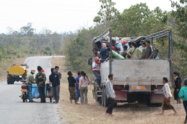 Lao Hwy 13 - Public transport for the people