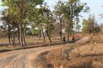 Lao - the back road to our camp site