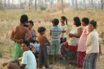 Cambodia - camping in back of family Sre's house was quite social as the neighbors all stopped by to say hi.