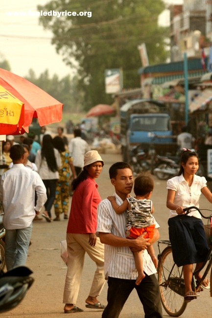 Cambodia - In a small market town 40km north of Phnom Pehn.