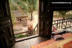 Cambodia, Hancher Village - Rosa's house's front room, where we slept after she invited us to stay at her house when she heard f