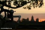 Cambodia - Angkor Wat - Sunrise - Peter's bike