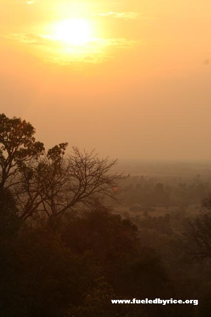 Cambodia - Angkor Wat - sunset from hill top