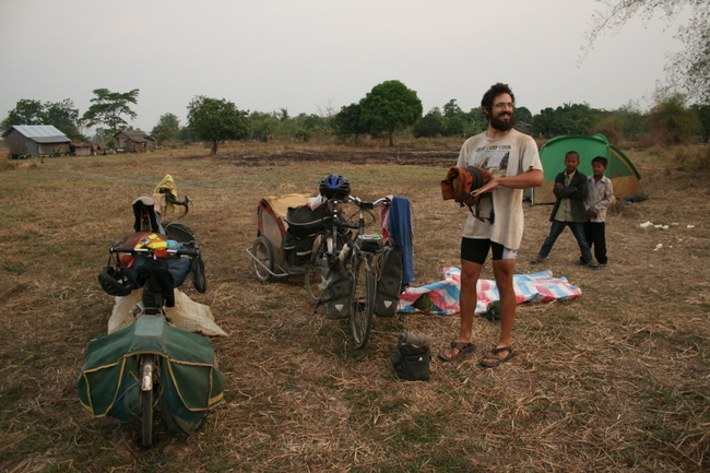 Cambodia - Our last night camping in Cambodia