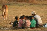 Cambodia - Yuske with the neighbor kids where we camped