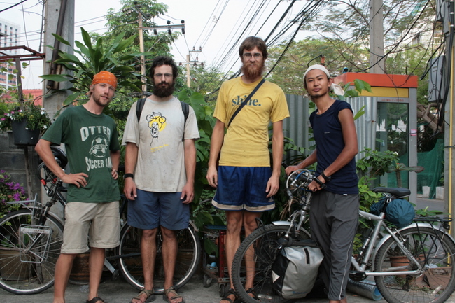 Thailand, Bangkok - With Yuske on our last day together.  He headed south to scuba dive in the southern islands and continue on 