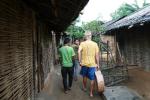 Nepal, Bhutanese Refugee Camp - Walking between the homes in the camp