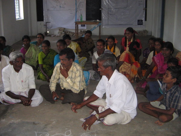 Organization at ground level.