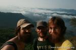 Nepal, Pokhara - FBR above the clouds looking down on Pokhara town, hiking up for our view of the Anapurna