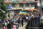India, Darjeeling - Protesting by the Gurkha people, who are descendants of Nepali people who are continuing to demand independe