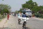 Nepal, east lowlands - But the Main lowlands hwy going through market towns gets busier, very similar to India