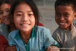 Nepal, east lowlands, Jamunibas village [homestay] - Kids! In the morning before we left Jamunibas.