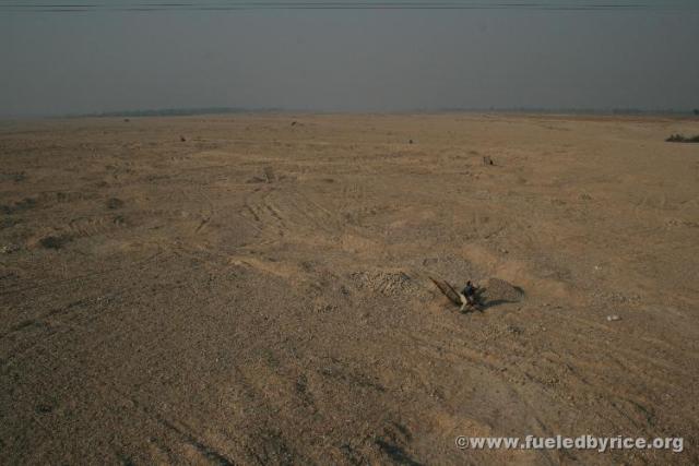 Nepal, east lowlands - Another huge dry river bed coming from the Himalayas, like a parched desert coming from the most water-ri