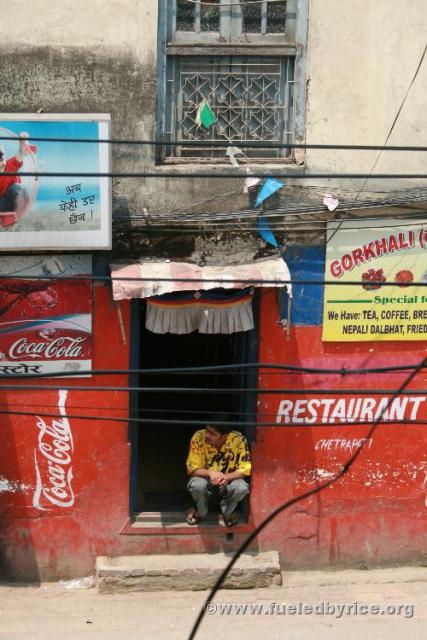 Nepal, Kathmandu - View from our guesthouse