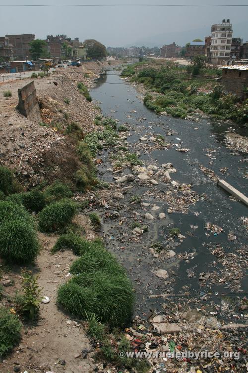 Nepal, Kathmandu - Kathamandu's rivers are horribly polluted, essentially open sewers and garbage dumps. I haven't seen or smell