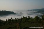 Nepal, Pokhara - hiking up above the clouds