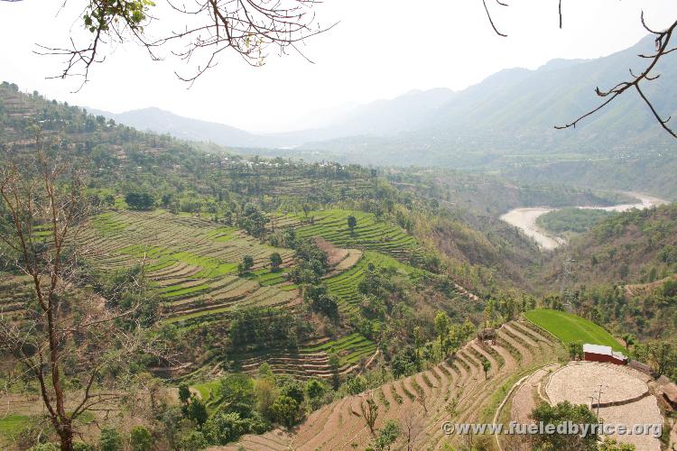 Nepal, moving SW from Pokhara - More amazing terracing