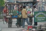 Nepal, Mahendranagar border town with India - Vegetable stands