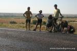 Türkiye, countryside - endless rolling hills with fields of sunflowers and wheat have taken us through northwestern Türkiye, at