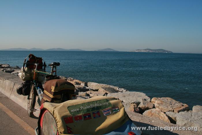 Türkiye, İstanbul Asia side - by the Marmara Sea (connected to the Mediterranean Sea)
