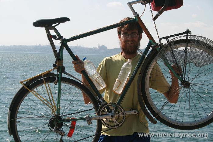 Türkiye, İstanbul, Asia side - With the famous Aya Sofia church turned Mosque (1500 yr old structure) across the Marmara Sea