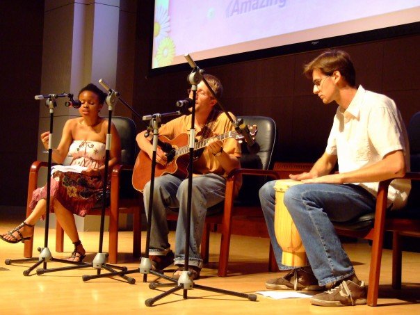 China, Beijing - The Shemme Shemme's (FBR Band) debuting for the very first time on stage at Beijing Language and Culture Univer