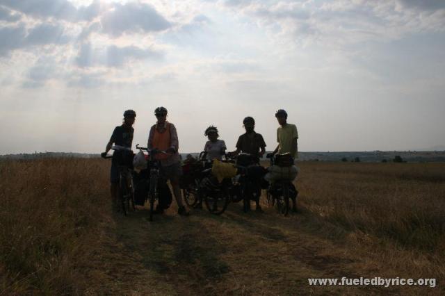 Bulgaria - At our campsite on top of a harvested wheat field with a 360 view - Beautiful!