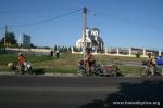 Serbia - Making our way to Beograd past a small town Eastern Orthodox Church