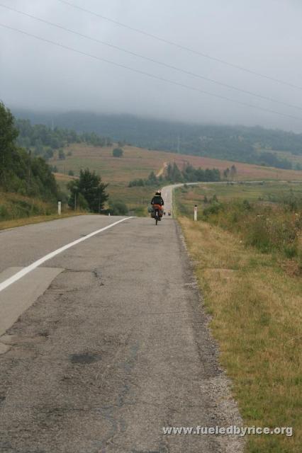 Serbia, Vlasina Lake, Nakia on the road